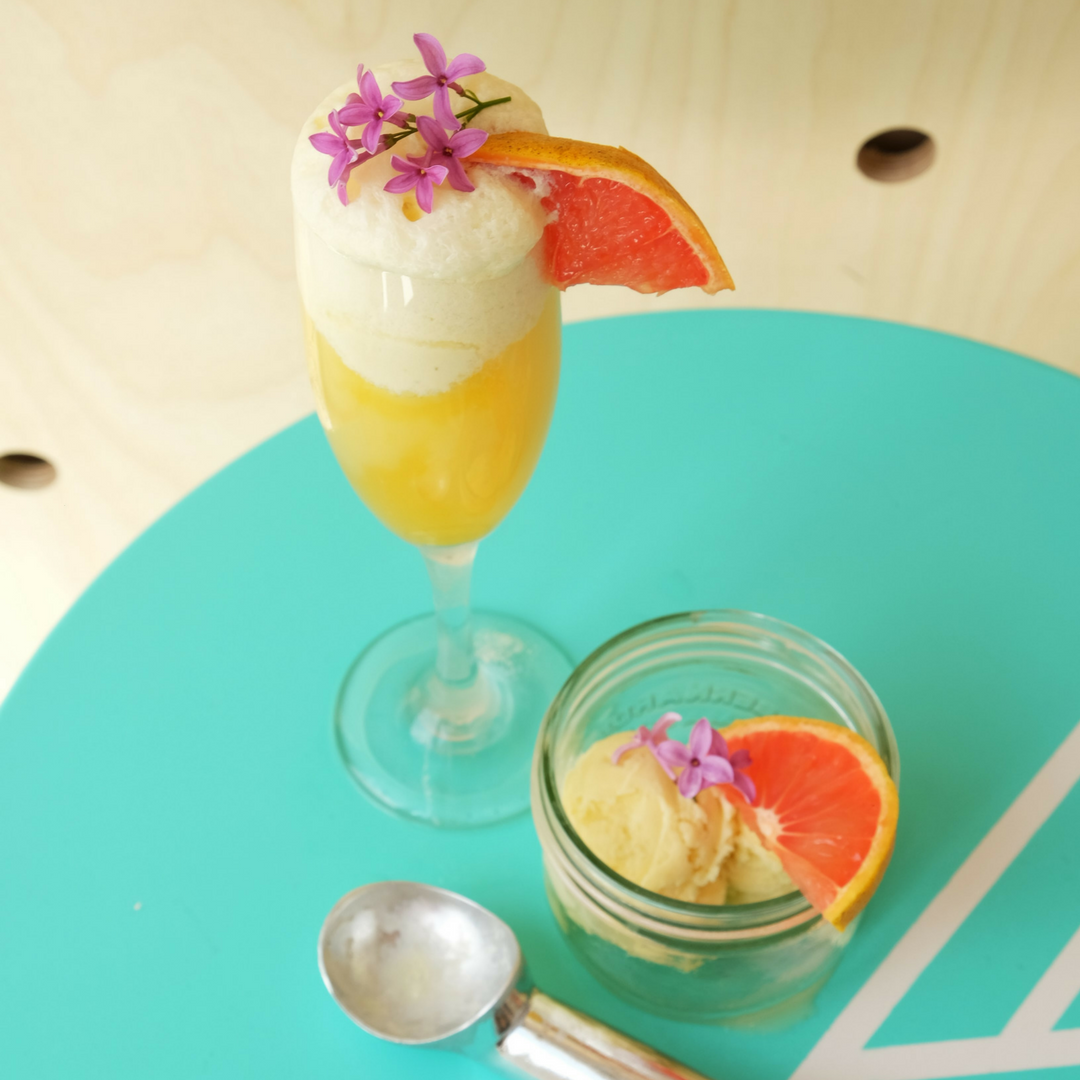Wicked Wednesday: Honey Chamomile Mimosa Float