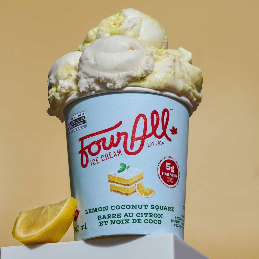 Lemon Coconut Square