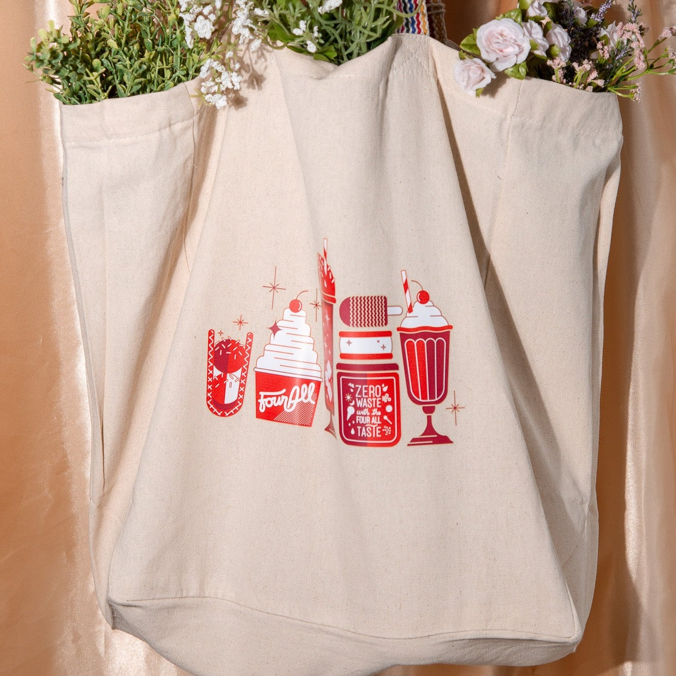 Four All 'Treats' Rainbow Tote Bag