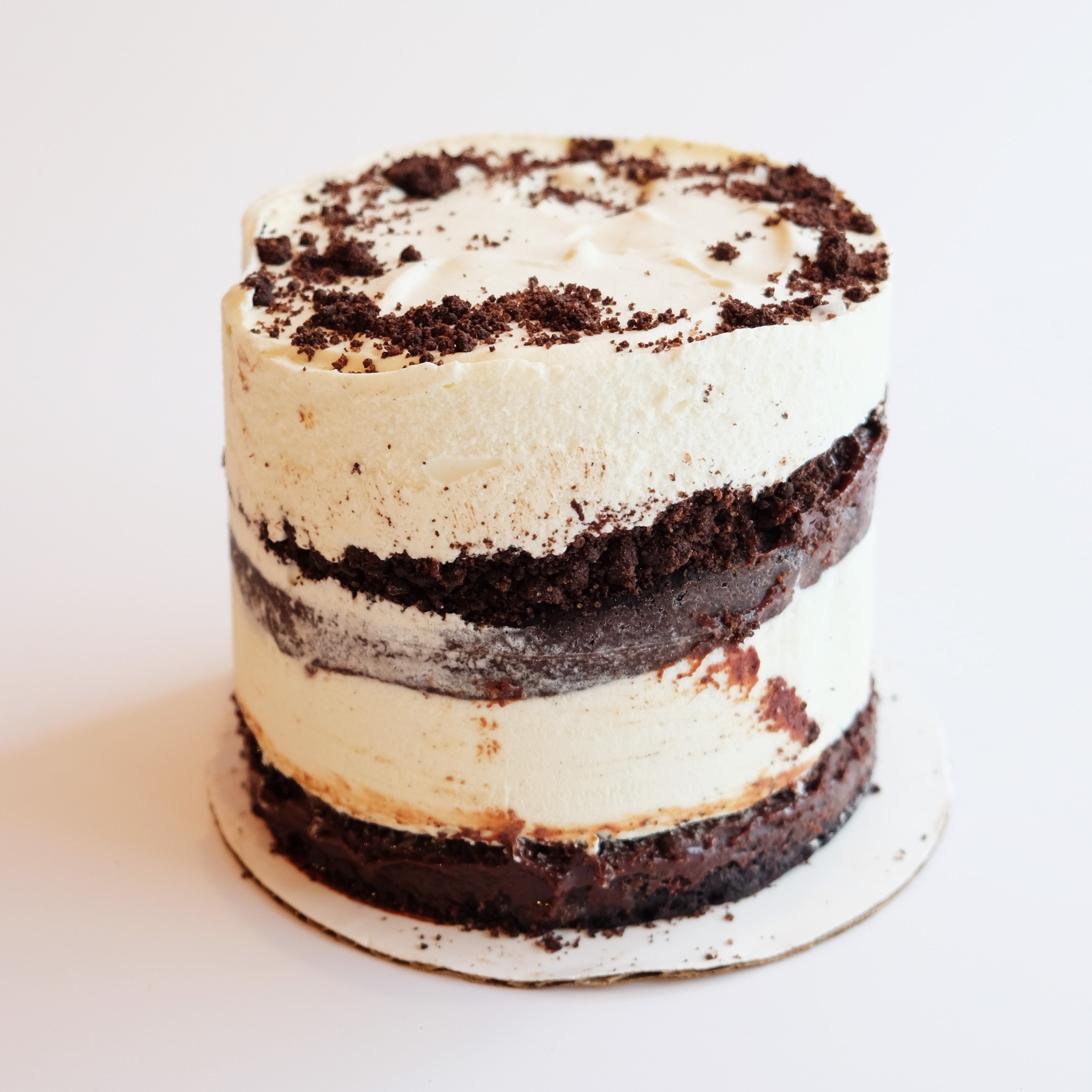 black and white cake